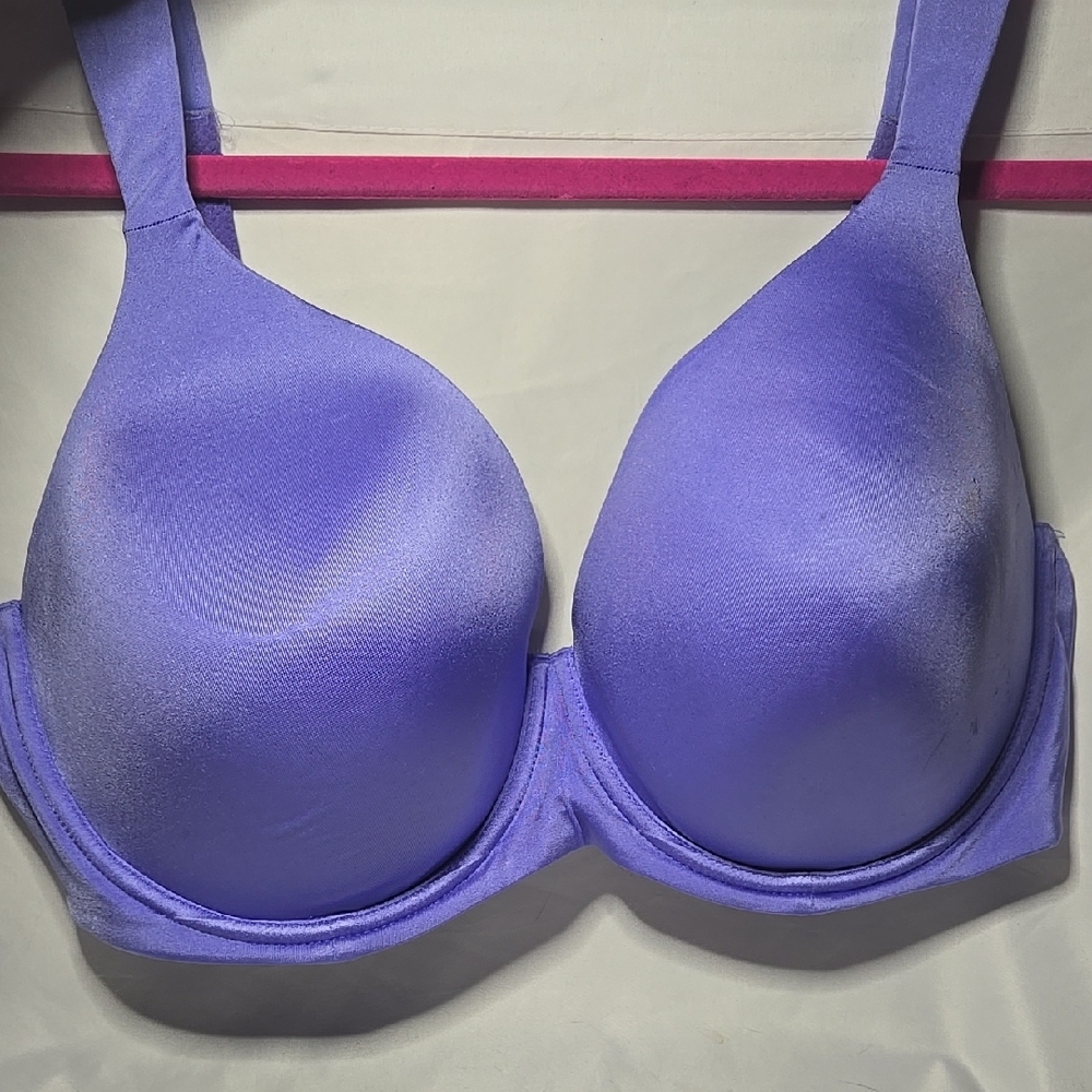 🙂 Purple Full-Coverage T-Shirt Bra Intimates